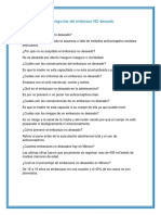 10 Preguntas Del Embarazo NO Deseado