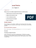 Lesson 2. Chapter 3. Journal Entries and Prepare Trial Balance