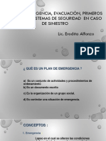 Plan de Emergencia Evacuación en Caso de Siniestro Por Incendio