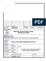 Approval Project Manager: Ministry of Electricity (Moe) Republic of Iraq