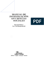 Quivy Manual Metodología de La Investigación en Ciencias Sociales