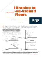 Wall Bracing To Slab-On-Ground Floors