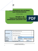 06 Puesta en Operación de Un Generador Síncrono Con Carga.