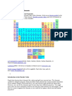 Periodic Table of The Elements