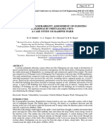 Seismic Vulnerability Assessment of Existing Buildings in Chittagong City: A Case Study On Rampur Ward