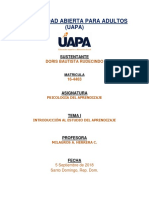 Tarea 1. Psicologia Del Aprendizaje 