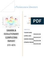 Swarm & Evolutionary Computing (CO-423) : Bacterial Foraging Optimization