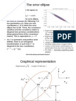 The Error Ellipse: PHYS 6710: Nuclear and Particle Physics II