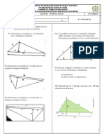 Atividade de Matemática Aplicada 9° Ano PDF