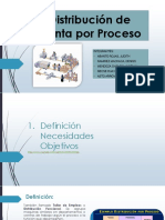 Distribución de Planta Por Procesos