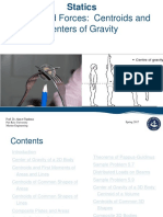 Distributed Forces: Centroids and Centers of Gravity