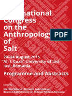 First International Congress On The Anth