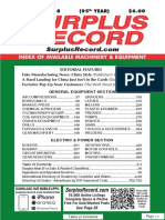 DECEMBER 2018 Surplus Record Machinery & Equipment Directory