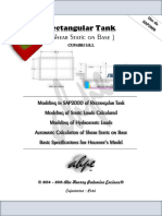 Cortante Estático en La Base - Tanque Rectangular - ACI 350 y Otros PDF