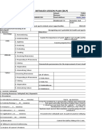 Detailed Lesson Plan (DLP)