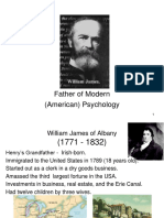 Father of Modern (American) Psychology