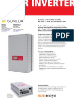 SUNLUX - Sunways AT2700... AT5000 Data Sheet - English