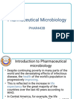 Pharmaceutical Microbiology: PHAR443B