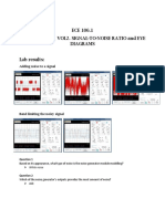 ECE 106.1 Experiment 9-1 Vol2. Signal-To-Noise Ratio and Eye Diagrams