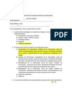 Evaluacion Escrita de Planificacion Estrategica