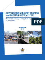 Low Emission Budget Tagging and Scoring System (LESS) - Summary ENG Final