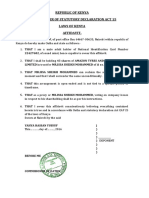 Affidavit - Shares (Proxy)