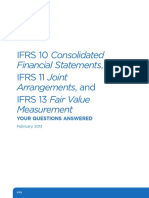 IFRS 10 Consolidated Financial IFRS 11 Joint Arrangements and IFRS 13 Fair Value