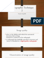 Radiographic Technique 2: Ysmael O. Alip, RRT