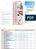 Triptico Preparacion para Embarazadas