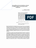 Del Imperialismo Político Al Neocolonialismo Cultural: El Mito de La Madre Patria y Sus Proyecciones Mediáticas