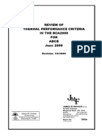 Review of Thermal Performance Criteria in The Bca2009 FOR Abcb June 2009