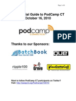 PodCampCT OfficialGuide 2010