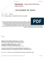 CONTENIDO DE UN DOSSIER DE VENTA - Realidades AlterNarrativas