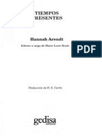 Arendt Hannah - Tiempos Presentes