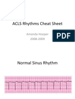 ACLS Rhythms Cheat Sheet