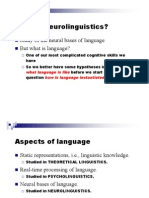 What Is Neurolinguistics?: Study of The Neural Bases of Language But What Is Language?