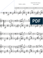 German Darío Perez - Bambina - para Flauta y Guitarra - Score PDF