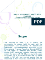 Ifrs 5: Noncurrent Assets Held: For Sale and Discontinued Operations