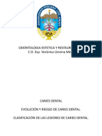 5ta - SEMANA - RIESGO Y CLASIFICACIÓN CARIES DENTAL Vero PDF