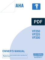 VF250 VF225 VF200: Owner'S Manual