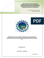 Borrador Estudio Putuvitrans Desechos PDF