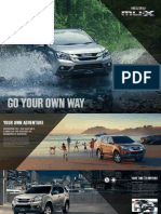 Isuzu MU-X Brochure 201702