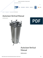 Autoclave Vertical Manual - Equipo Novatech