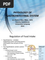 Physiology of Gastrointestinal System