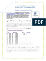 Aplicaciones Estadísticas Descriptiva e Inferencial