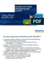 Density Dependent Modeling SEAWAT