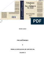 Georg Lukács - Prolegômenos e para A Ontologia Do Ser Social - Obras de G. Lukács 13 (2018, Coletivo Veredas)