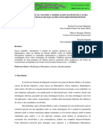 Reações Químicas: Usando A Modelagem Matemática para Explorar Sistemas de Equações Lineares Homogêneos