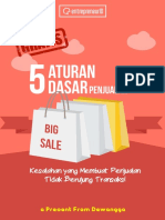 5 Aturan Dasar Penjualan