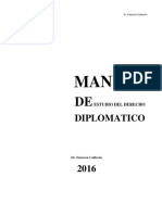 Manual de Estudio Del Derecho Diplomatico